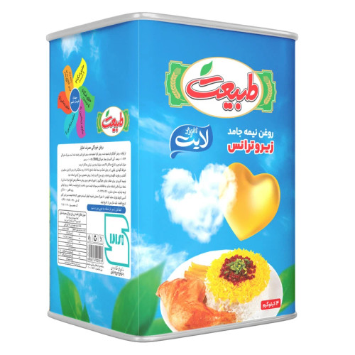 روغن نیمه جامد زیرو ترانس طبیعت - 5 کیلوگرم