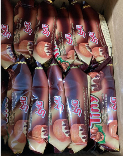 کیک تاینی دو قلو شیرین عسل بسته 36 عددی