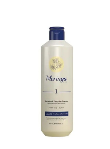 شامپو مو مورینگا شماره 1 حجم 400ml مناسب موهای خشک