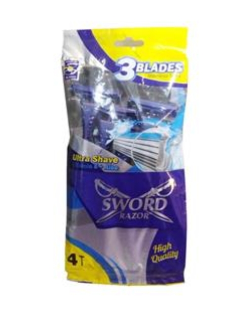 ژیلت مردانه sword بسته 4 عددی