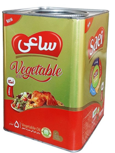 روغن جامد 5 کیلویی ساعی