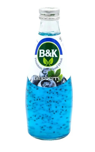 نوشیدنی بذر ریحان بلوبری 300ml بی اند کی