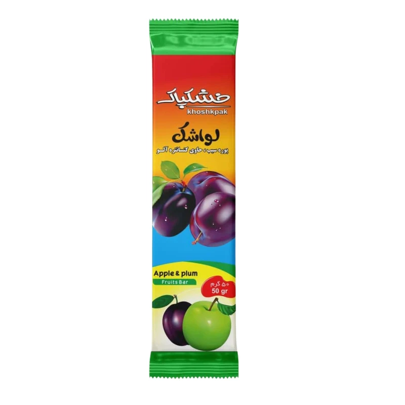 تصویر لواشک آلو خشکپاک 50 گرمی 