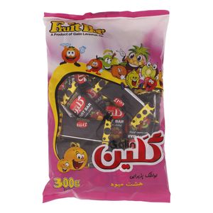 تصویر لواشک پذیرایی گلین هشت میوه ۳۰۰ گرمی 