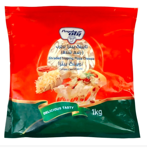 پنیر پیتزا تاپینگ پرچرب رنده شده 1000 گرمی پگاه