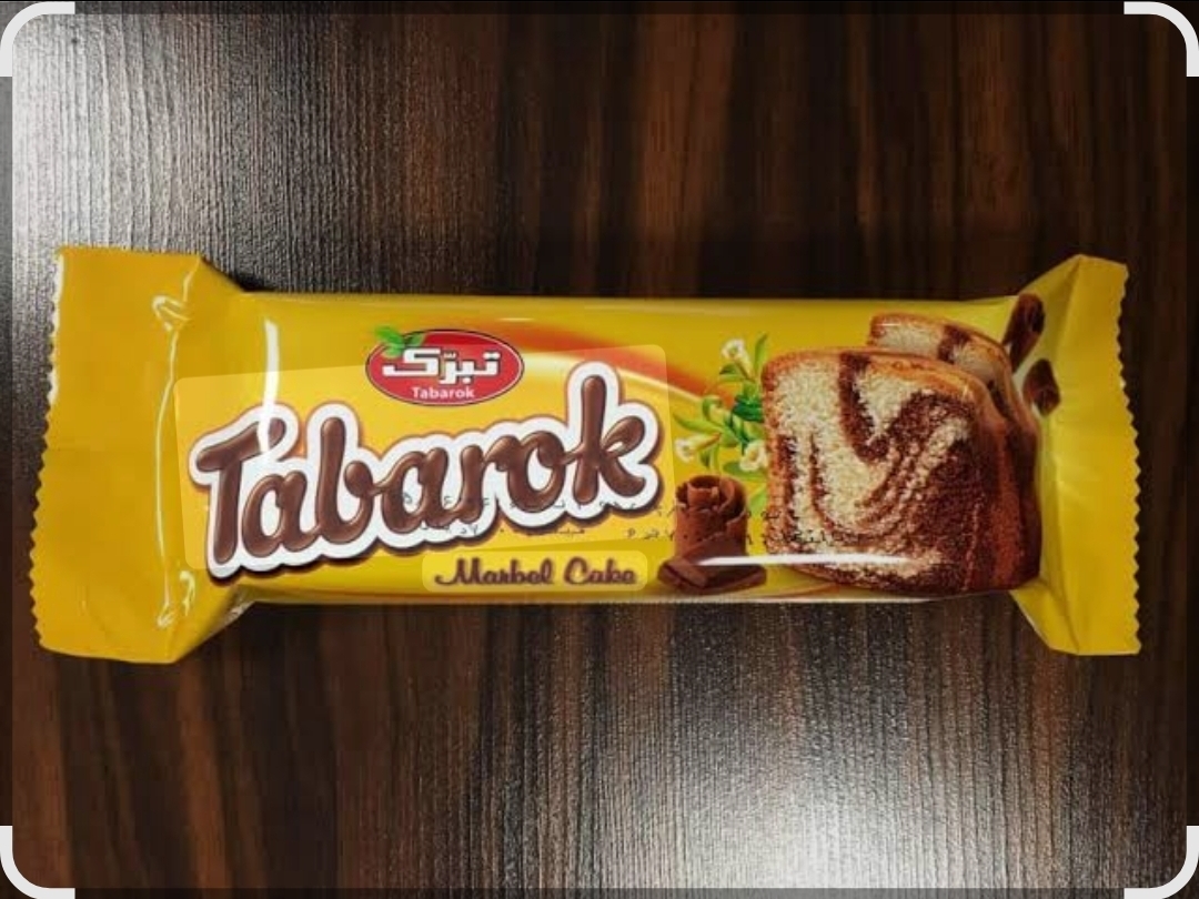 کیک شکلاتی ماربل تبرک